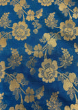 Unstitched Pink and Blue Banarsi Suit