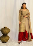 Designer Plazzo Suit