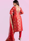 Red Banarsi Pajami Suit