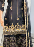 Black Designer Sharara Suit