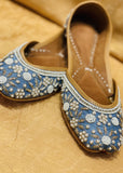 Grey Punjabi Jutti