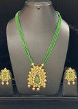 Green Long Jewellery Set