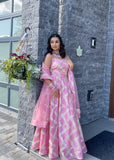 Blush pink Lehnga