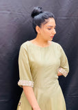 Green Cotton Kurti