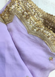 Lilac 6 m Unstitched Suit