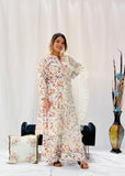 Printed Short Anarkali with Plazzo Suit