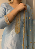 Raw silk pajami Suit