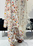 Printed Short Anarkali with Plazzo Suit