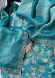 Banarsi Embroidered Unstitched suit