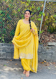 Yellow Salwar Suit