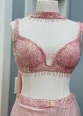 Light Pink Plazzo Suit