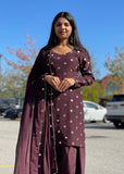 Chocolate Farshi Salwar Suit
