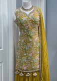 Yellow Sharara Suit