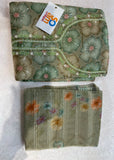Floral unstitched green