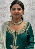 Green Trouser Suit