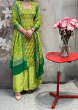 Georgette Banarsi Plazzo Suit