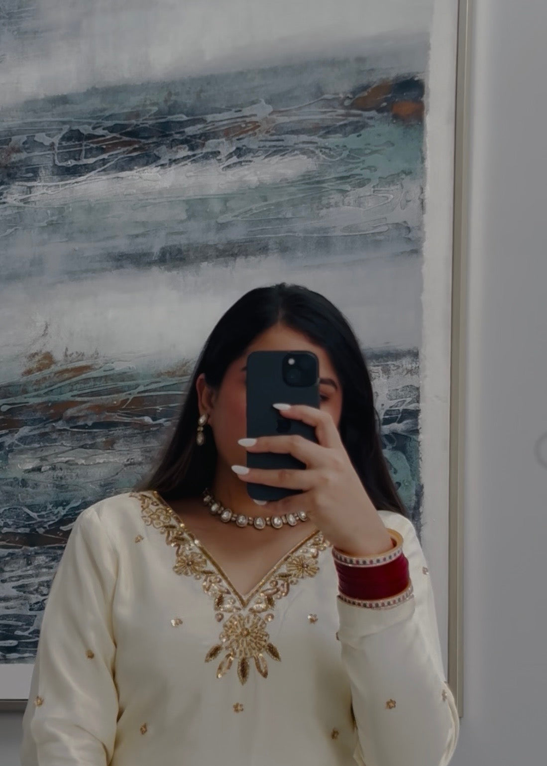Off White Trouser Suit