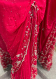 Saree with Silver work