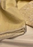 Pastel Yellow Unstitched Suit