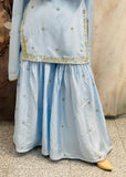 Light Blue Sharara Suit