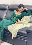 Green Trouser Suit