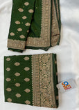 Green Semi Bridal Suit