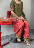 Green Farshi Salwar Suit
