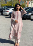 Pink Trouser Suit