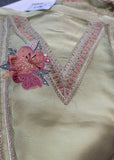 Parrot Shimmer Unstitched Suit