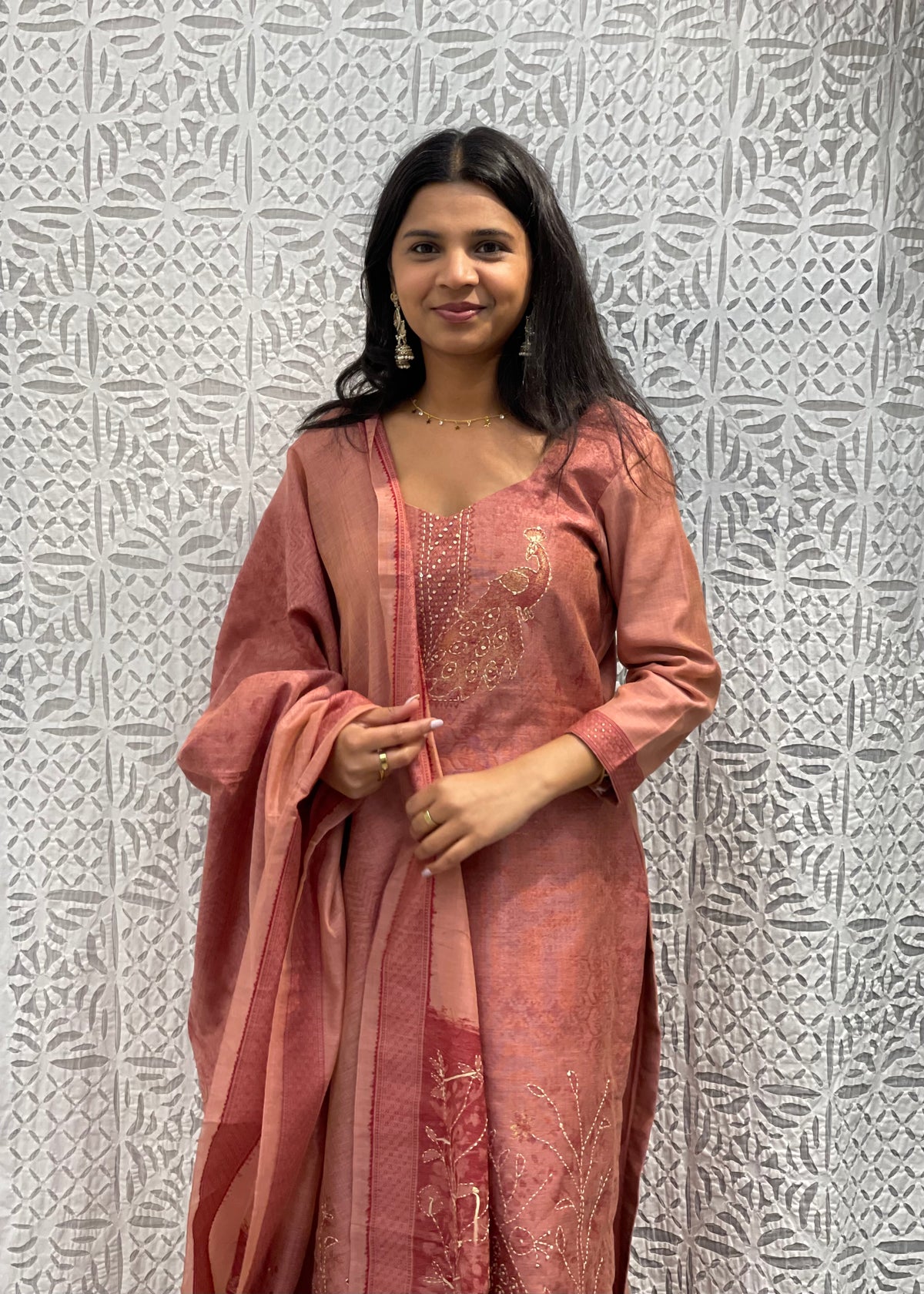 Chanderi Trouser Suit
