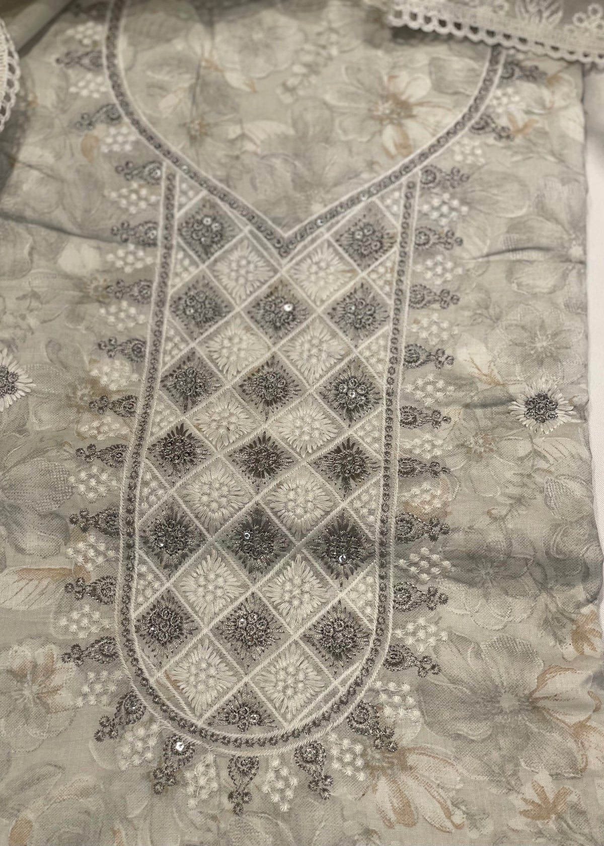 Pastel Gray Unstitched Suit