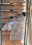 Grey Organza Pre-pleated Saree