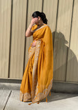 Mustard Yellow Saree