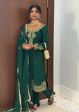 Green Trouser Suit