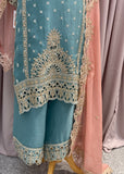 Sea Green Plazzo Outfit