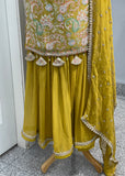 Yellow Sharara Suit