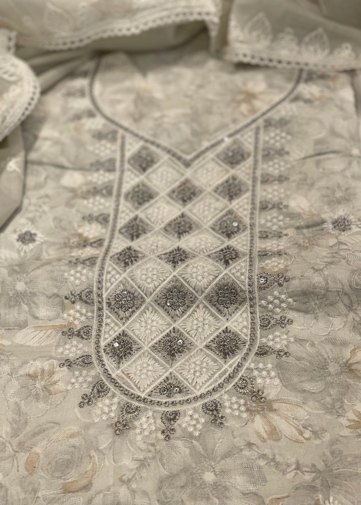 Pastel Gray Unstitched Suit
