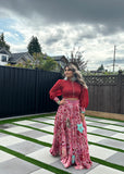 Floral highlighted Lehnga