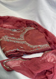 Antique Mauve Unstitched Suit