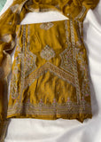 Zari Work Unstitched Suit