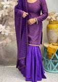 Purple Sharara Suit