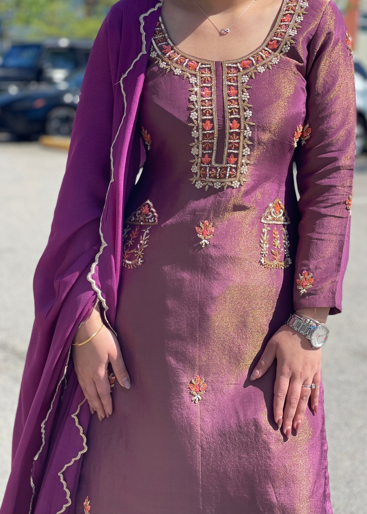 Purple Salwar Suit