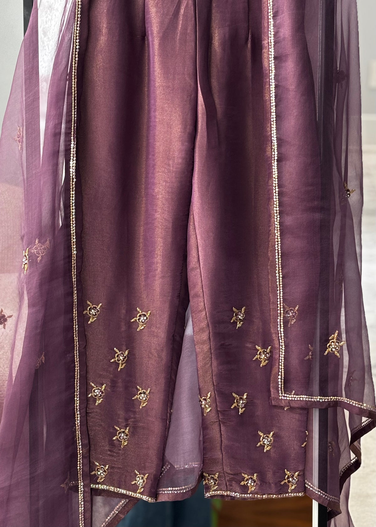 Purple Trouser Suit