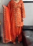 Burnt Orange Salwar Suit