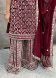 Maroon Jaffa Suit