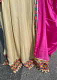 Anarkali with Phulkari dupatta