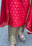 Red Gold Truouser Suit