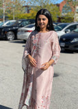 Pink Trouser Suit