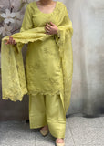 Yellow Farshi Salwar Suit