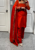 Orange Salwar Suit